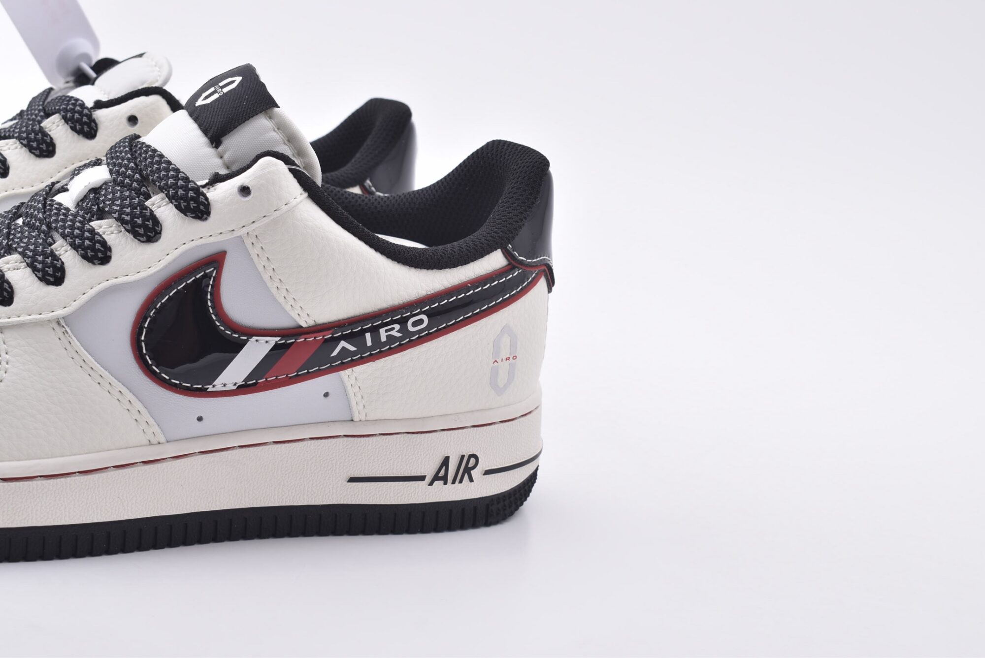 nike air force 1 huawei m9 custom edition(white, black, red)