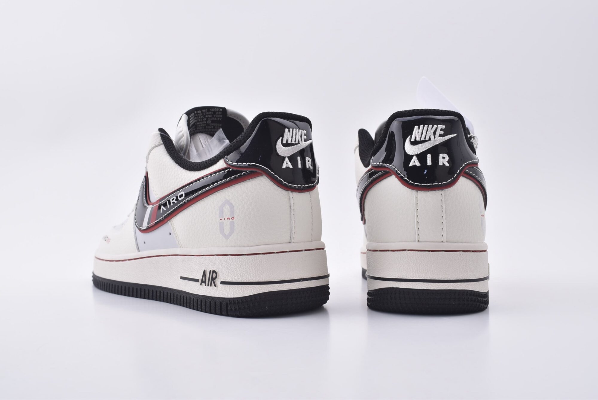 nike air force 1 huawei m9 custom edition(white, black, red)