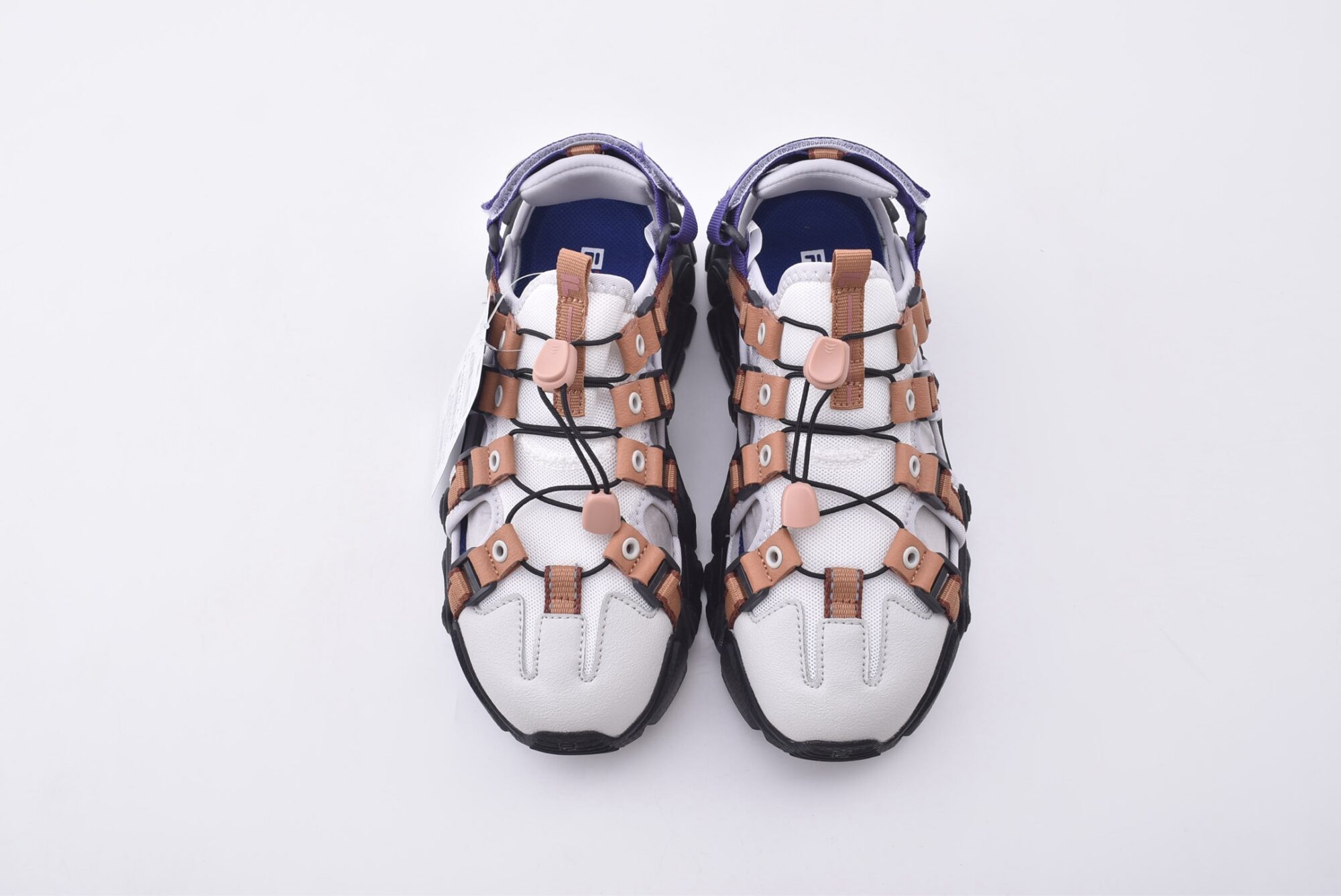 fila exocet sandal mountain sandals （brown and white）