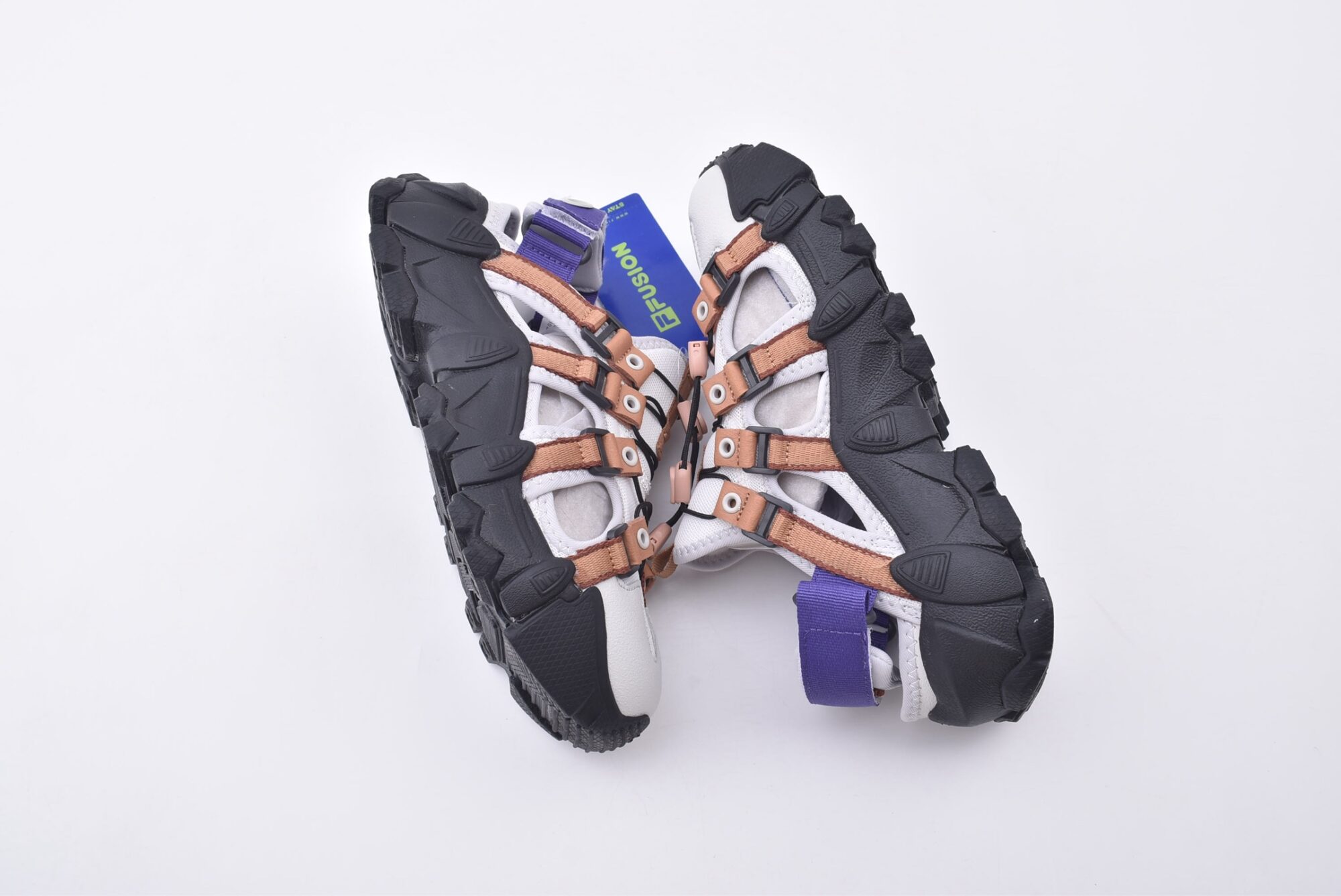 fila exocet sandal mountain sandals （brown and white）