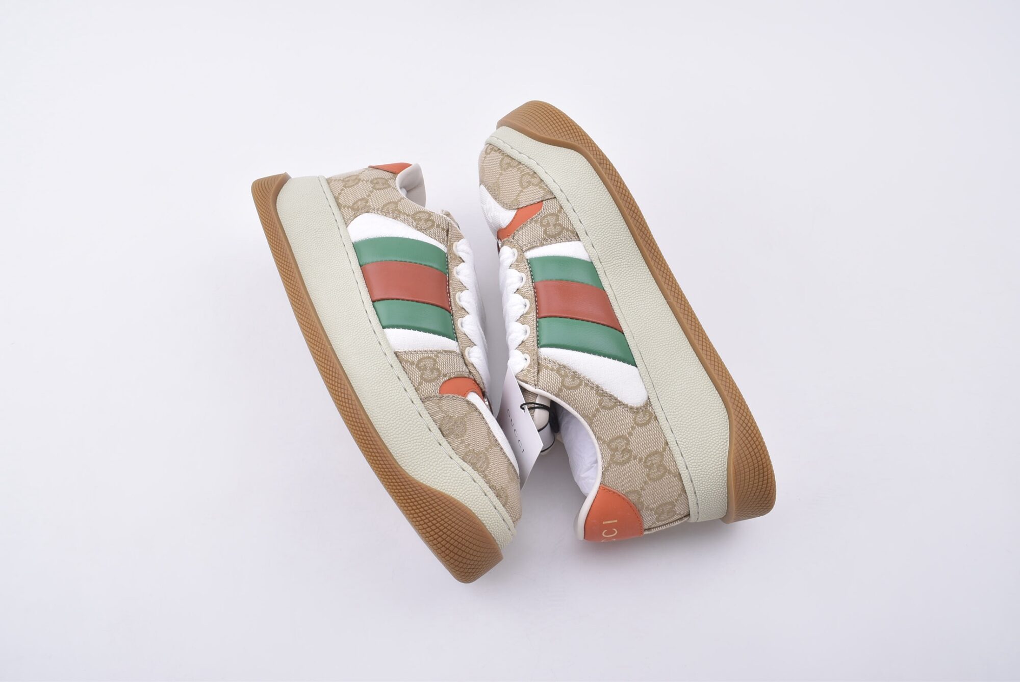 gucci dirty shoes series sneakers/thick soled