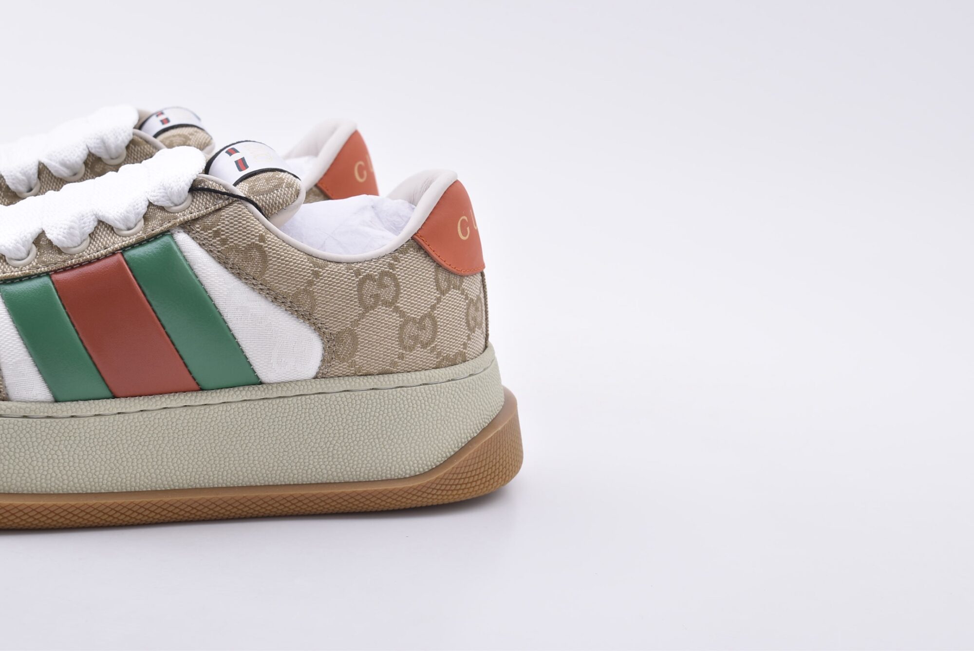 gucci dirty shoes series sneakers/thick soled