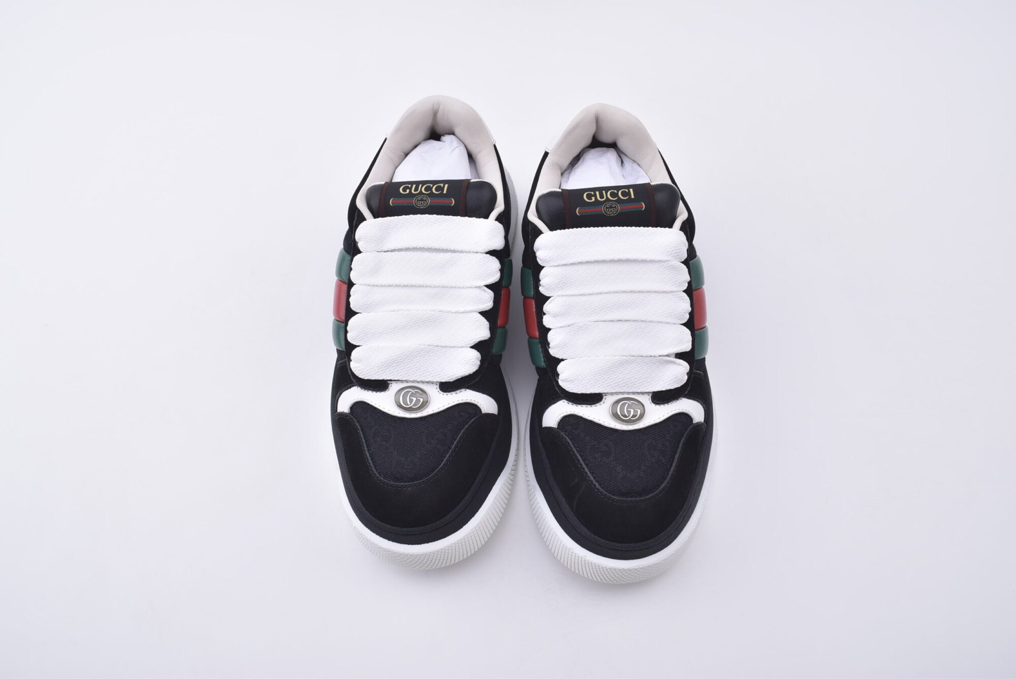 gucci dirty shoes series sneakers/thick soled