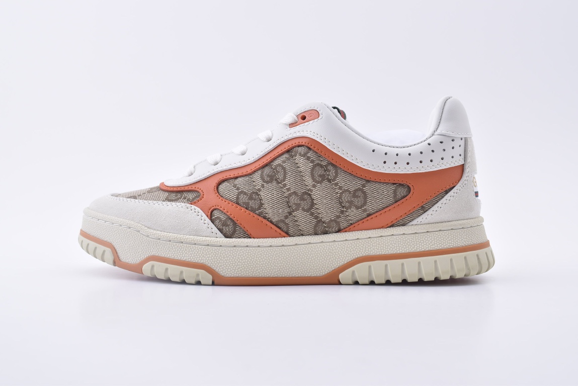 gucci re web leather sneakers