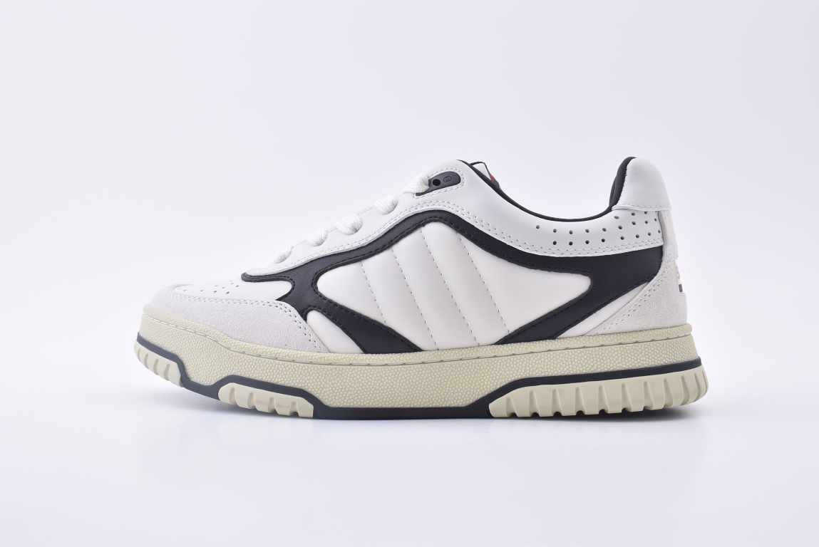 gucci re web leather sneakers