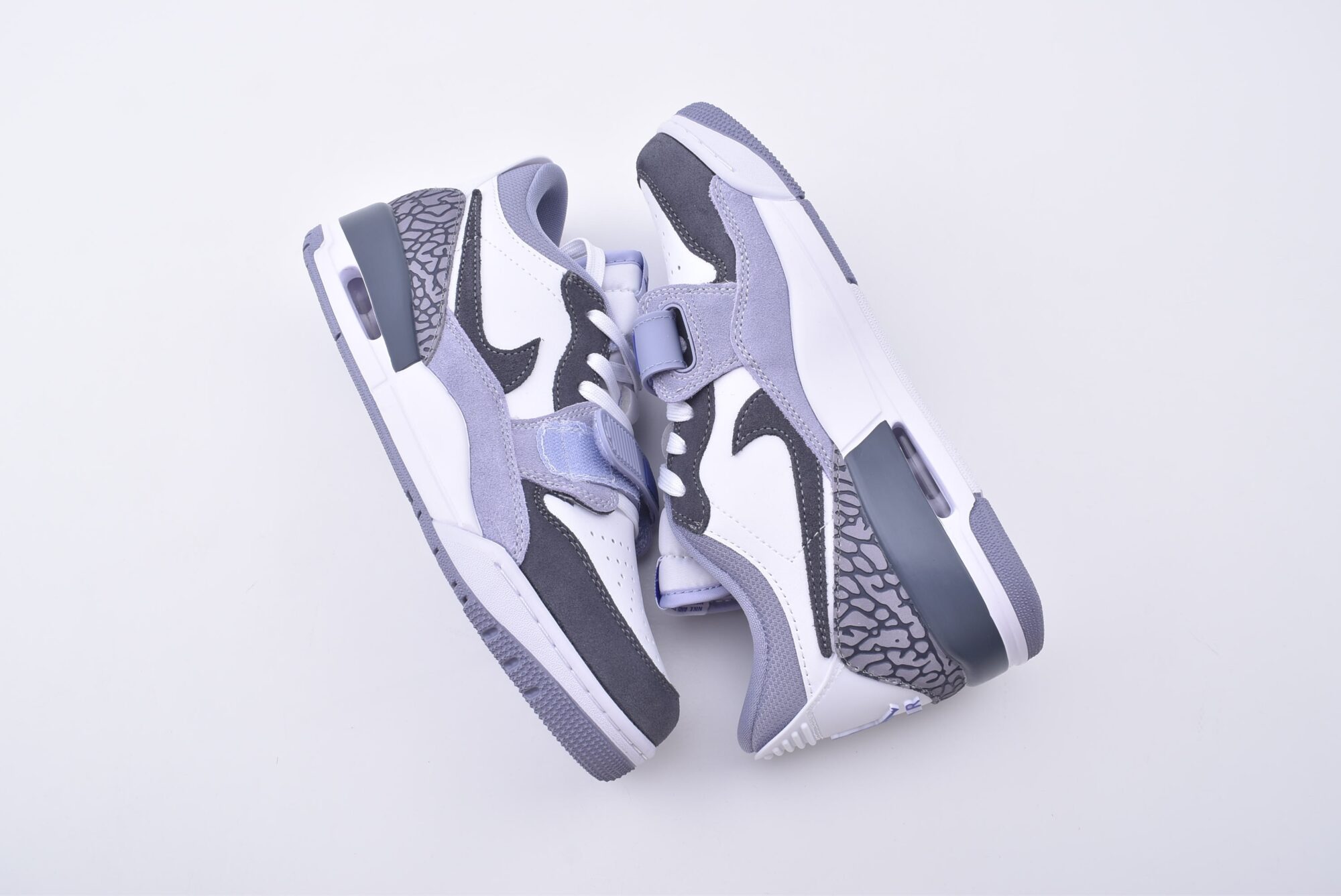 Air Jordan 312 Low （White, Gray and Purple） - Image 4