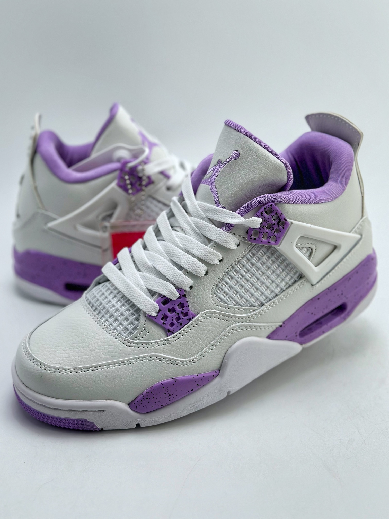 Air Jordan 4 Retro White Taro Purple