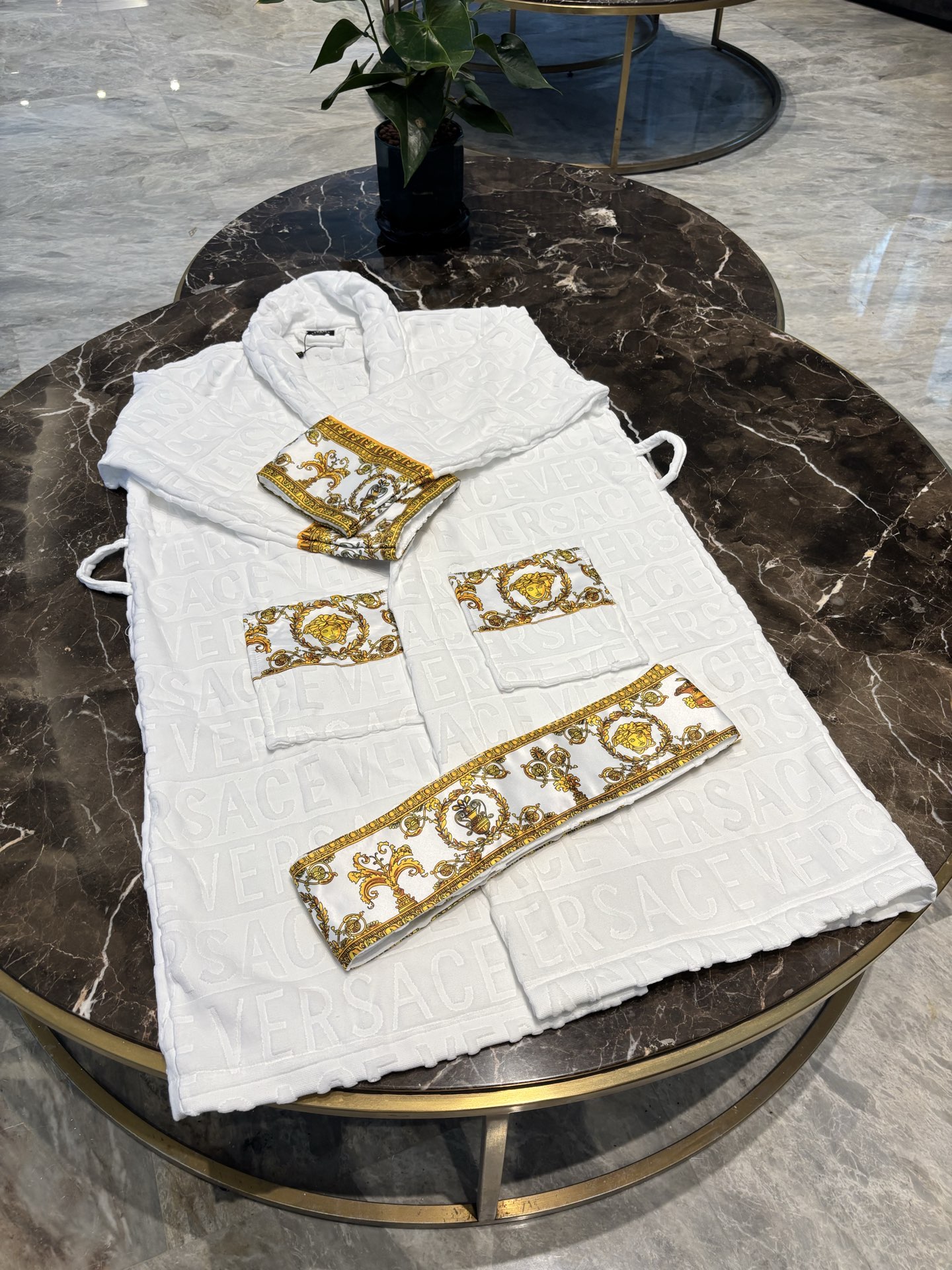 Versace bathrobe