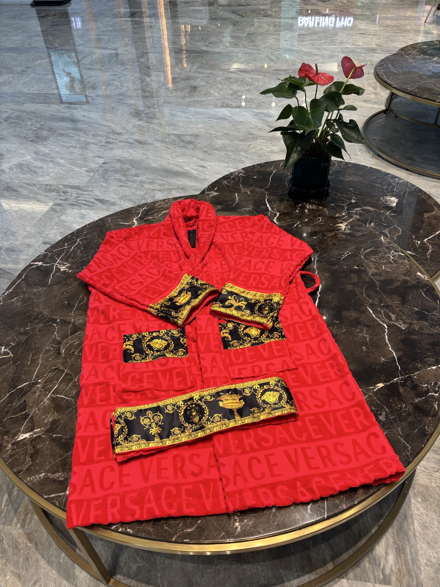 Versace bathrobe