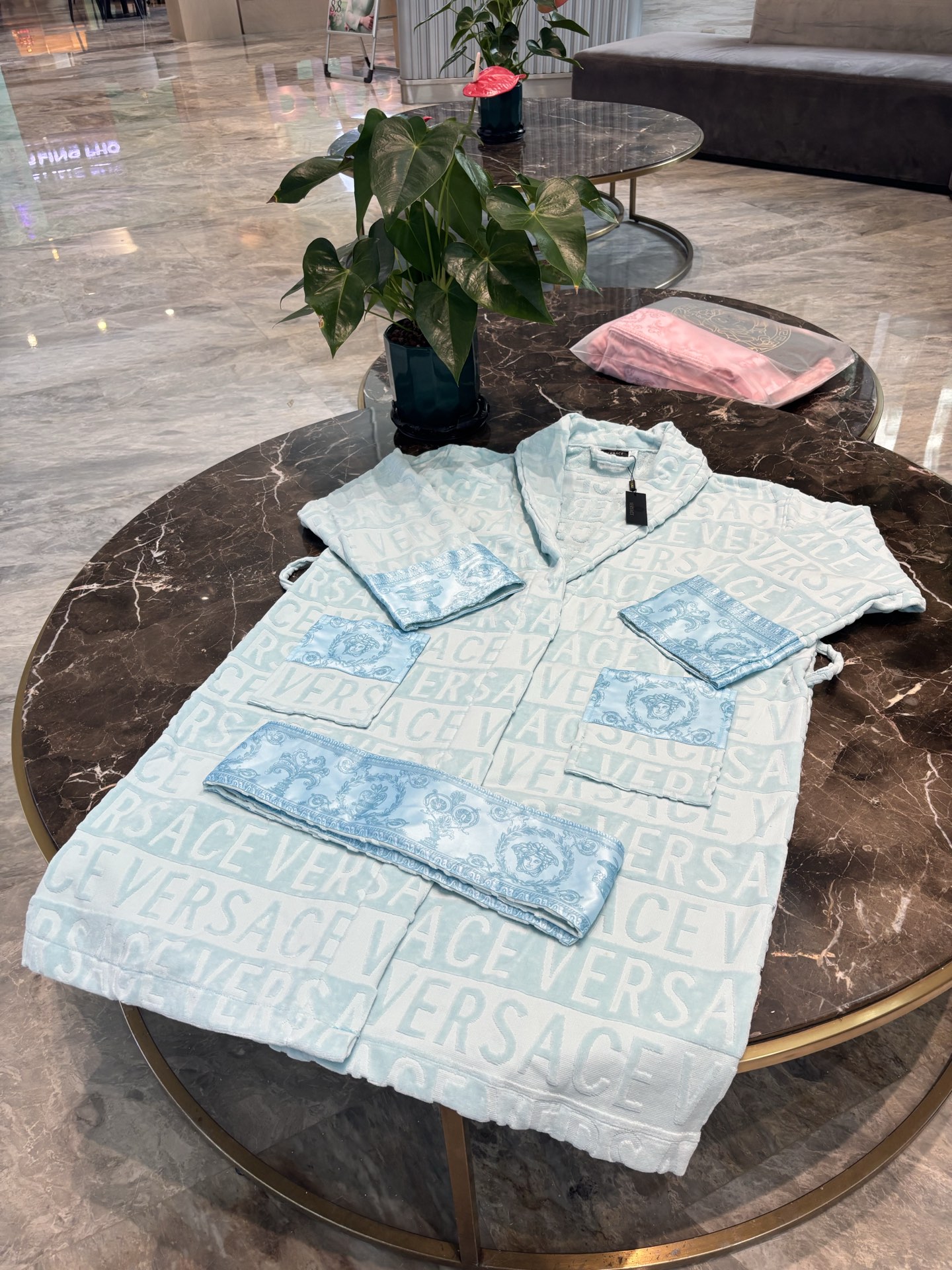 Versace bathrobe custom made