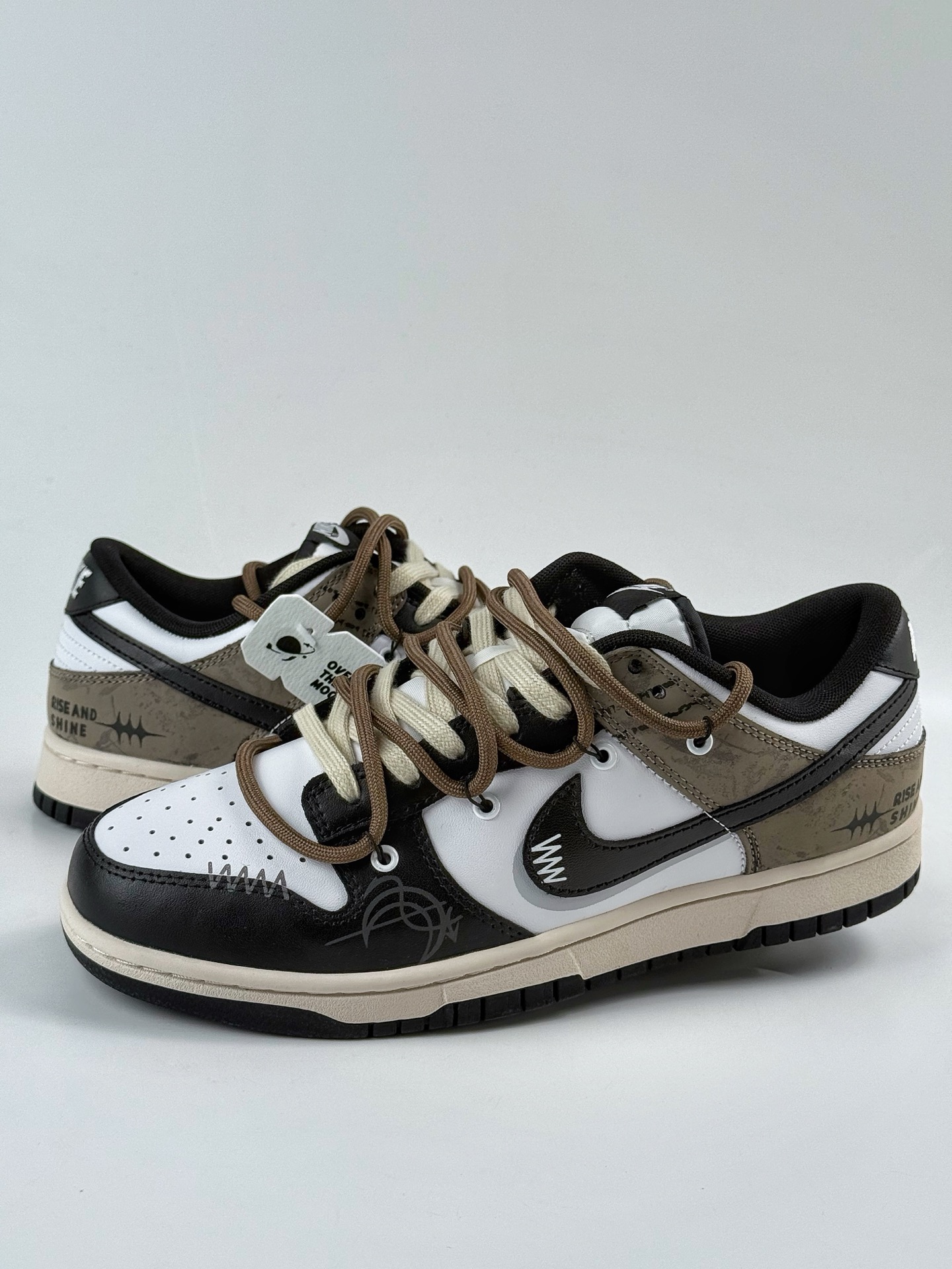 Nike SB Dunk Low Retro Distressed Black and Brown