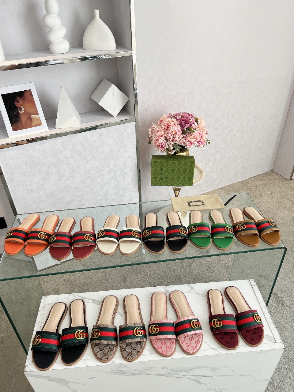 Gucci Slides 10 Colorways