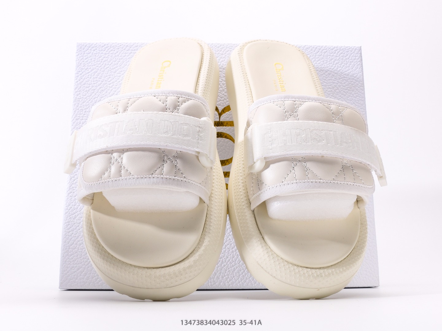 Dior D-Wander Camouflage Nylon SlideWhite