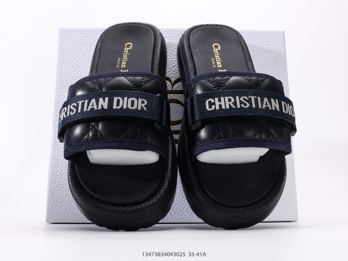 Dior D-Wander Camouflage Nylon SlideWhite