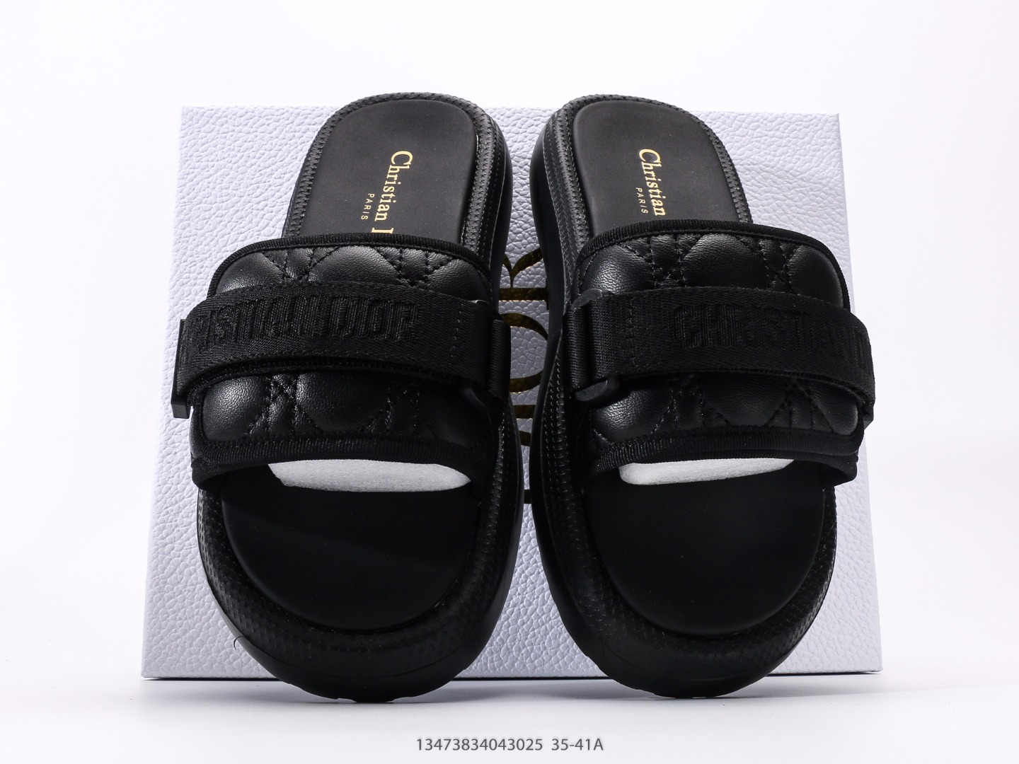 Dior D-Wander Camouflage Nylon SlideWhite