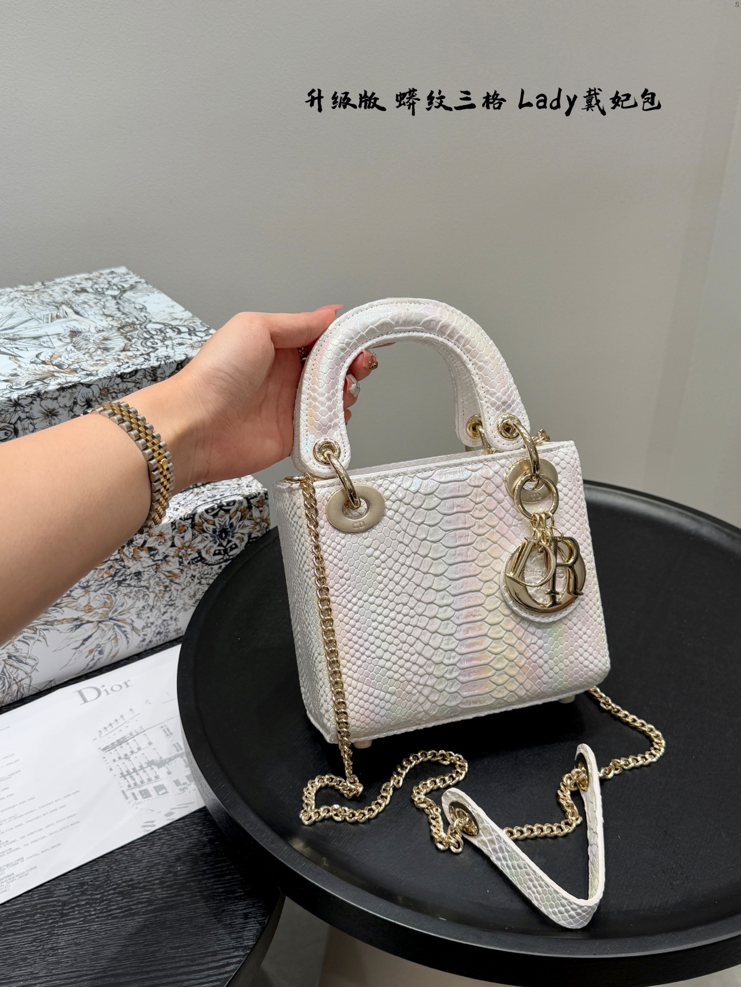 Python-Print Lady Dior Bag 蟒蛇纹